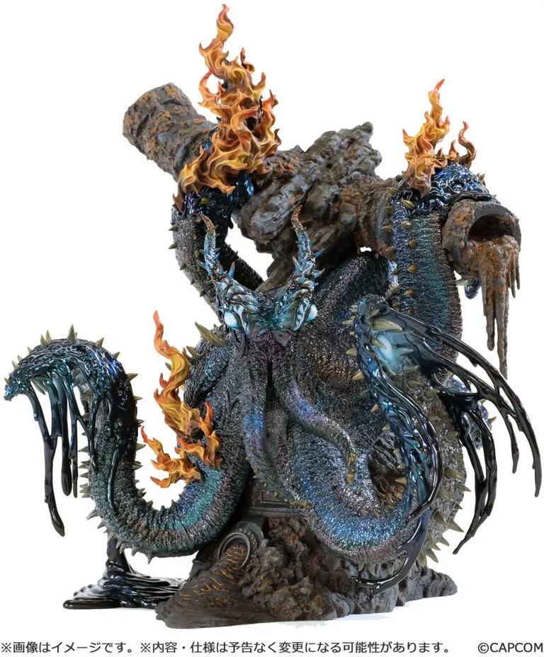 Monster Hunter Capcom Figure Builder Creator's Model Hell Flame Octopus Nu Udra Figure - Image 3