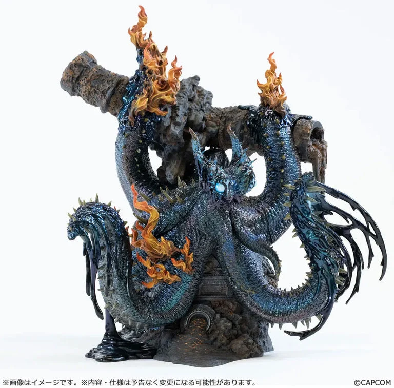 Monster Hunter Capcom Figure Builder Creator's Model Hell Flame Octopus Nu Udra Figure - Image 6
