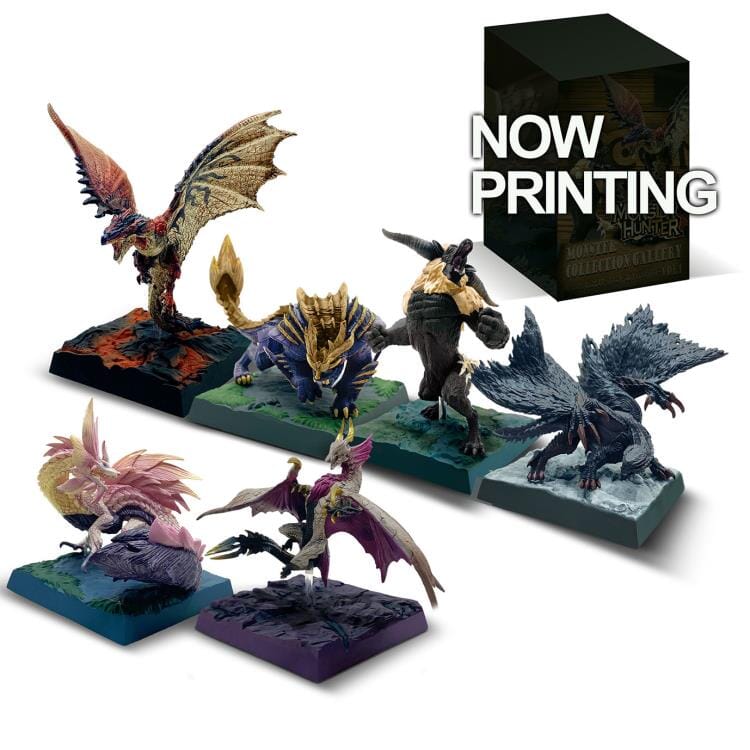 Monster Hunter Capcom Figure Builder Monster Collection Gallery Vol.1 Box of 6 Figures - Image 9