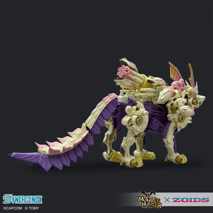 Zoids x Monster Hunter Synergenex Series Gatling Fox Mizutsune 1/35 Scale Model Kit - Image 3