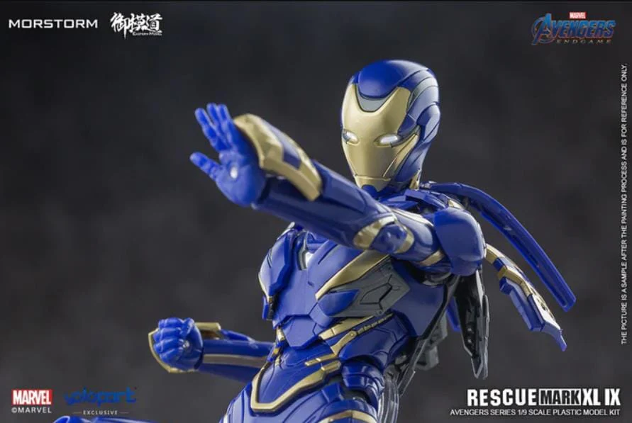 Avengers Endgame Rescue Mark 49 Normal (Standard Ver.) 1/9 Scale Model Kit - Image 10