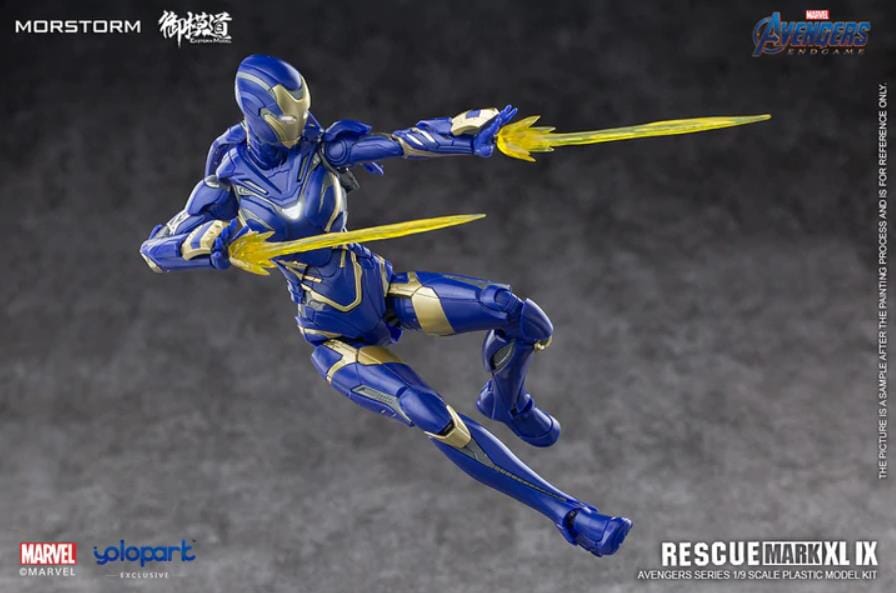 Avengers Endgame Rescue Mark 49 Normal (Standard Ver.) 1/9 Scale Model Kit - Image 11