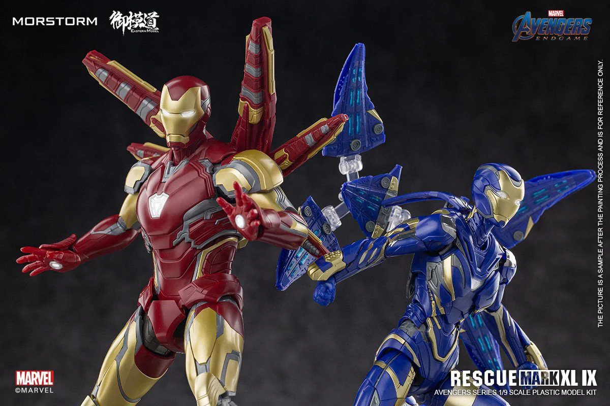 Avengers Endgame Rescue Mark 49 Normal (Standard Ver.) 1/9 Scale Model Kit - Image 3