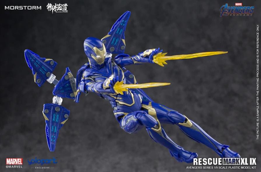 Avengers Endgame Rescue Mark 49 Normal (Standard Ver.) 1/9 Scale Model Kit - Image 8