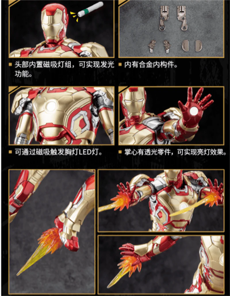 Morstorm Iron Man Mark XLII Soldier 1/9 Scale Model Kit - Image 10