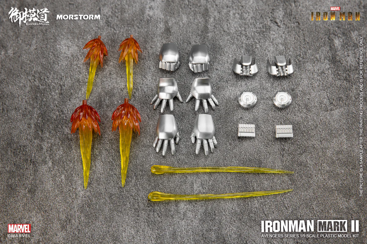 Morstrom Iron Man Mark II 1/9 Scale Model Kit - Image 13