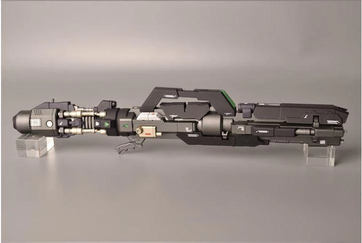 Moto King Unpainted Unassembled Assault weapon set ( LED unit included ) for 1/100 Gundam & 1/6 humanoid model Mobile Suit - Image 2