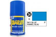 MR COLOR SPRAY 100ML SKY BLUE GLOSS # 034