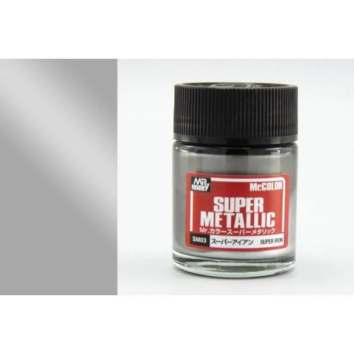 Mr Color Super Metallic - Iron - Image 2