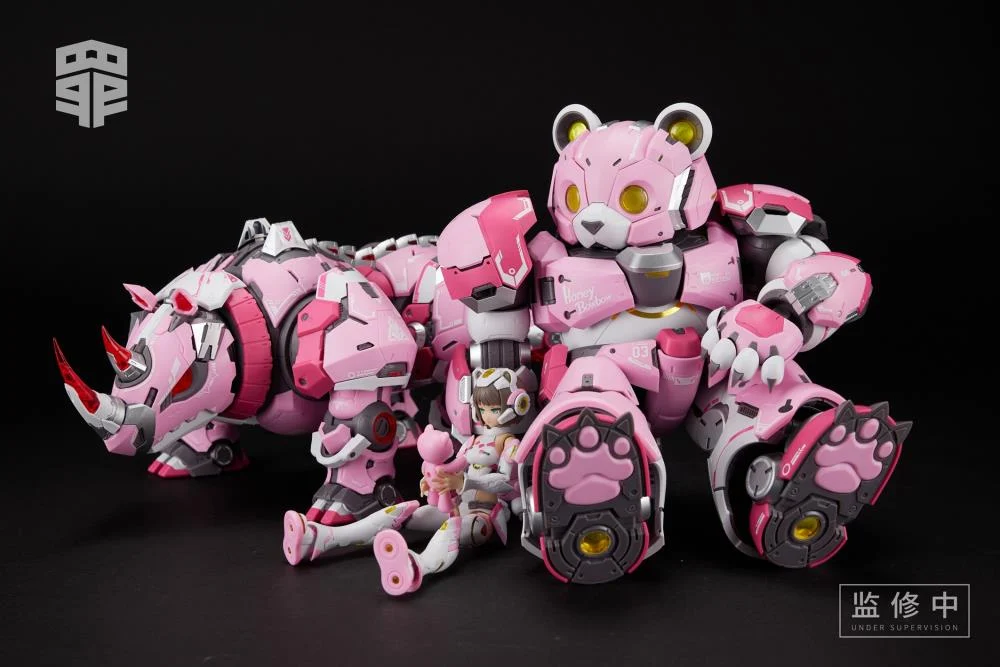 Seven Deadly Sins SIN-03 Sloth with Honey the Bear and Coconut the Rhino Crash 1/10 Scale Model Kit - Image 2