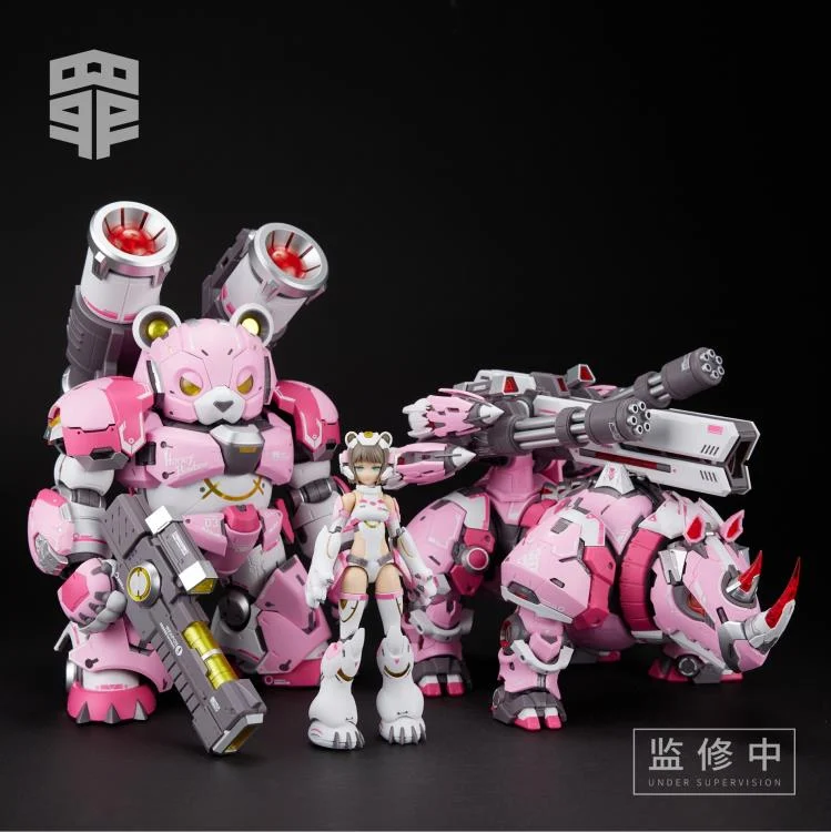 Seven Deadly Sins SIN-03 Sloth with Honey the Bear and Coconut the Rhino Crash 1/10 Scale Model Kit - Image 3