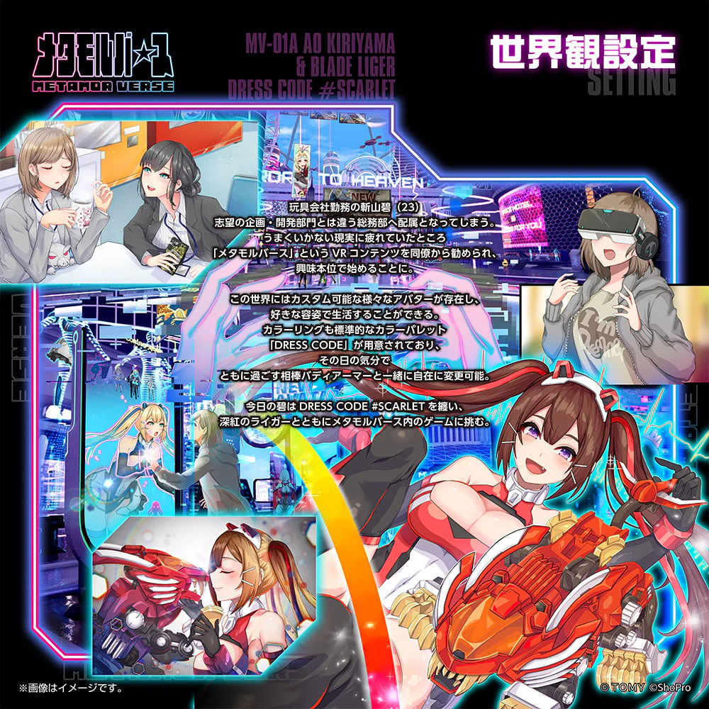 MV-01A Ao Kiriyama & BLADE LIGER DRESS CODE #SCARLET - Image 3