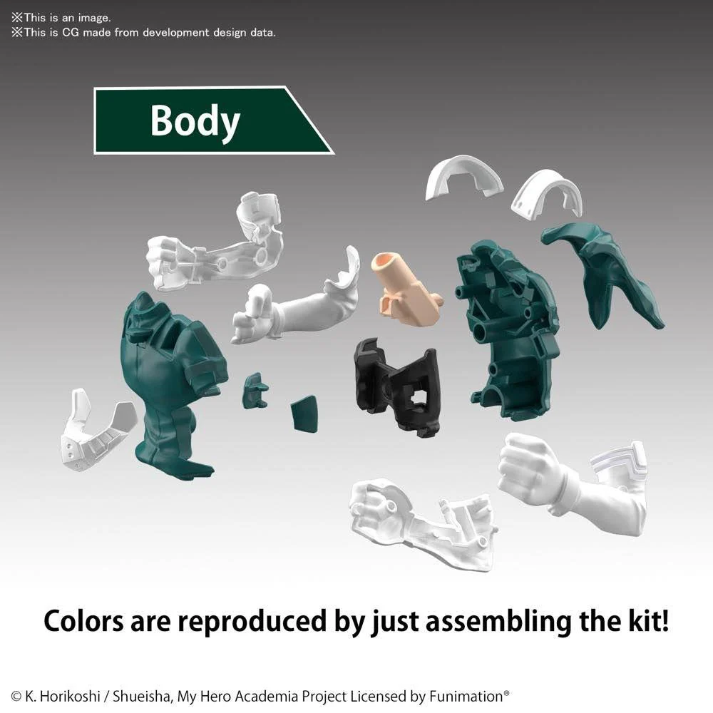 My Hero Academia Entry Grade Izuku Midoriya Model Kit - Image 4