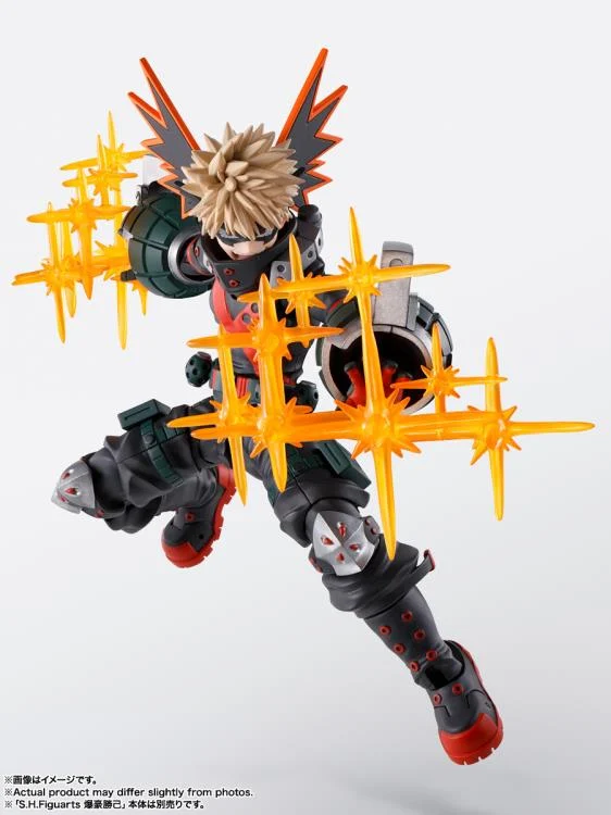 My Hero Academia S.H.Figuarts Izuku Midoriya & Katsuki Bakugo Plus Ultra Option Parts Set - Image 6