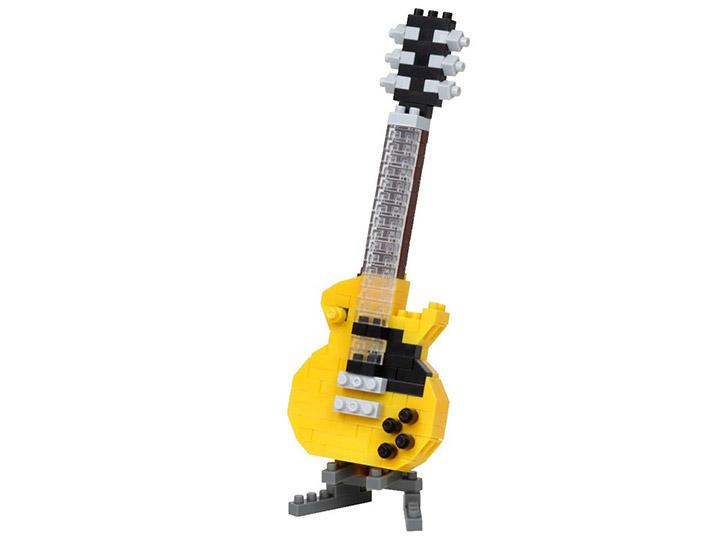 Nanoblock Instrument Collection Series Electric Guitar (Yellow)