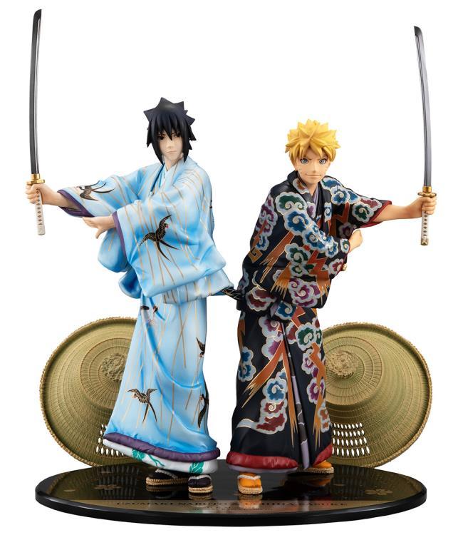 Naruto G.E.M. Series Naruto Uzumaki & Sasuke Uchiha (Kabuki Ver.) Set - Image 2