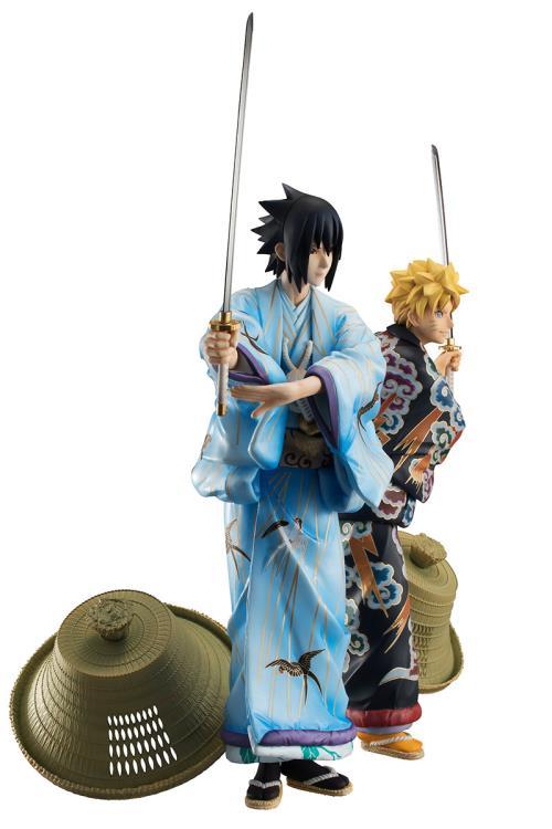 Naruto G.E.M. Series Naruto Uzumaki & Sasuke Uchiha (Kabuki Ver.) Set - Image 9