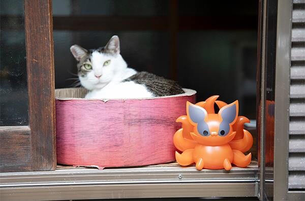 Naruto Shippuden Nyanto! The Big Naruto Mega Cat Project Kurama Figure - Image 10