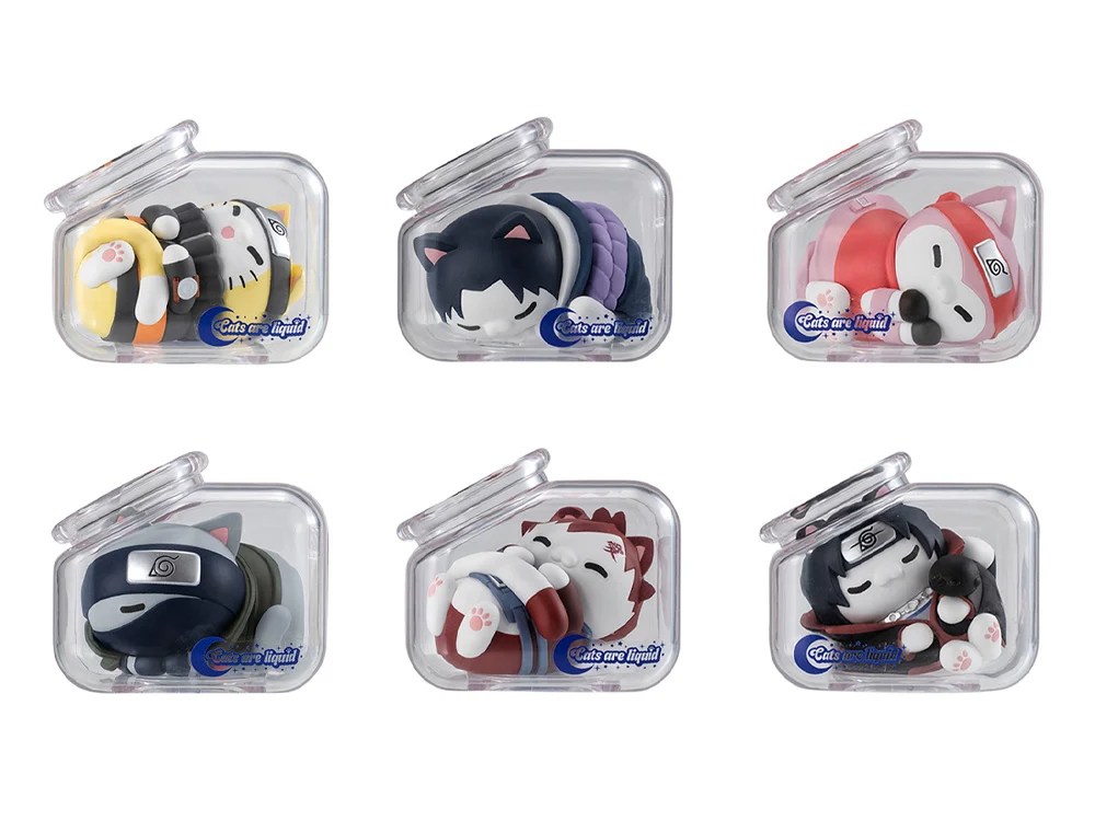 Naruto Shippuden Nyaruto! Mega Cat Project Goodnight Nyaruto! (Cats Are Liquid) Box of 8 Random Figures