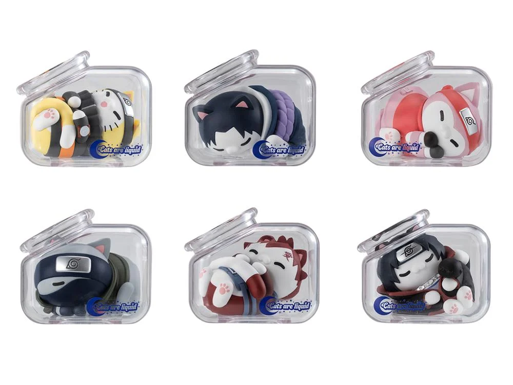 Naruto Shippuden Nyaruto! Mega Cat Project Goodnight Nyaruto! (Cats Are Liquid) Box of 8 Random Figures - Image 8