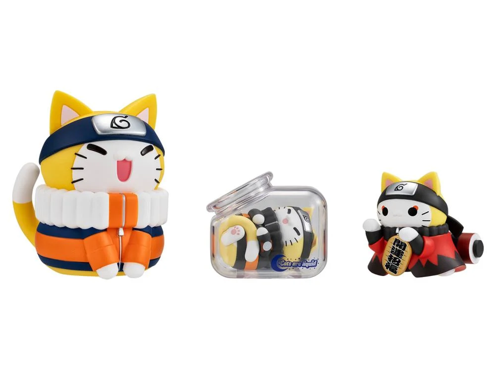 Naruto Shippuden Nyaruto! Mega Cat Project Goodnight Nyaruto! (Cats Are Liquid) Box of 8 Random Figures - Image 9