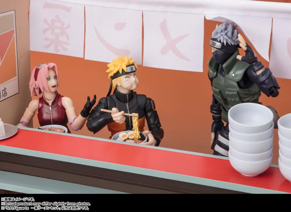 Naruto Shippuden S.H.Figuarts Ichiraku Ramen Set - Image 9