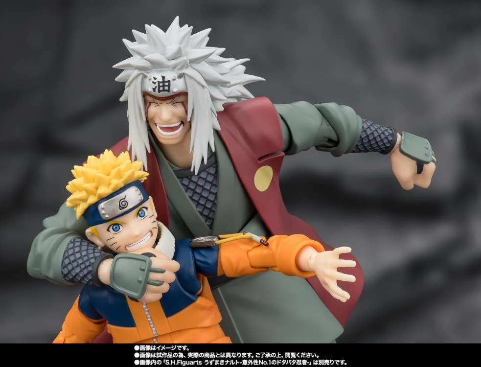 Naruto Shippuden S.H.Figuarts Jiraiya -Hidden Leaf Heroic Master Sage- (Sage Mode Set) Action Figure - Image 7
