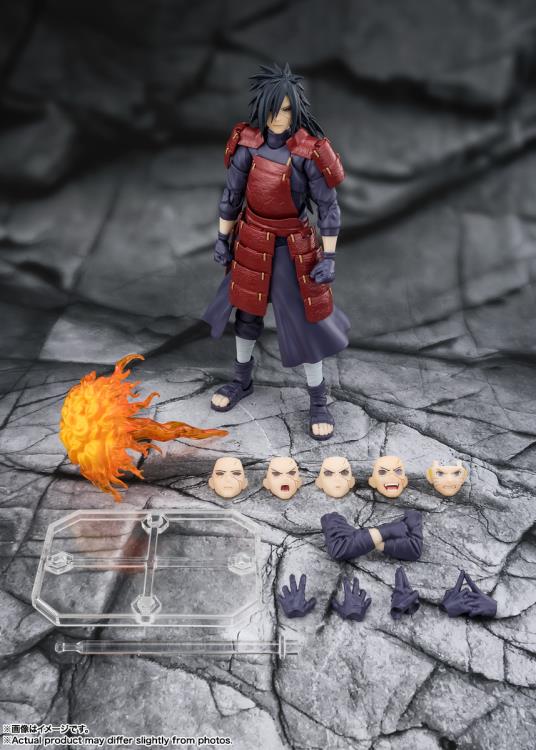 Naruto Shippuden S.H.Figuarts Madara Uchiha (Legend of Darkness) Action Figure - Image 6
