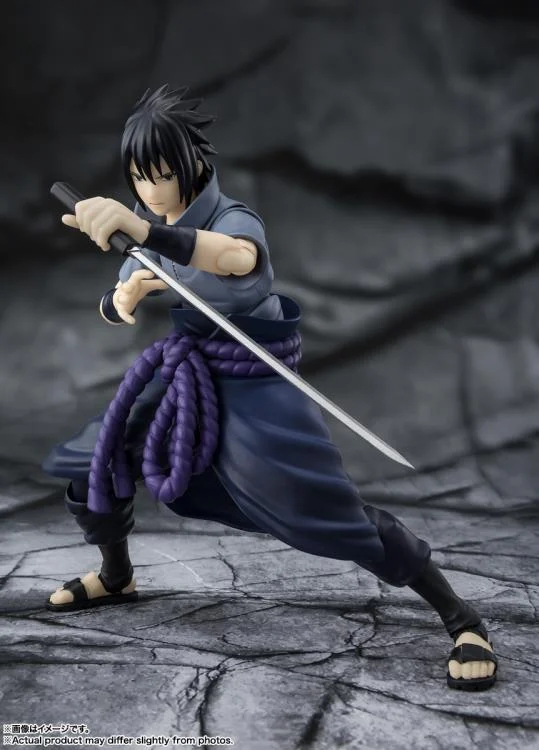 Naruto Shippuden S.H.Figuarts Sasuke Uchiha (Solitary Shinobi) Action Figure - Image 3
