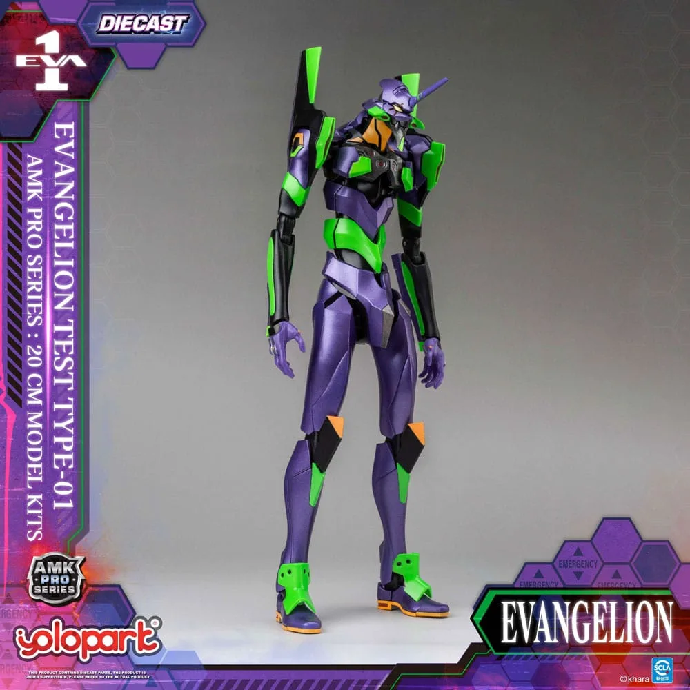 Neon Genesis Evangelion AMK Pro Series Plastic Model Kit Eva-01 Test Type - Image 3