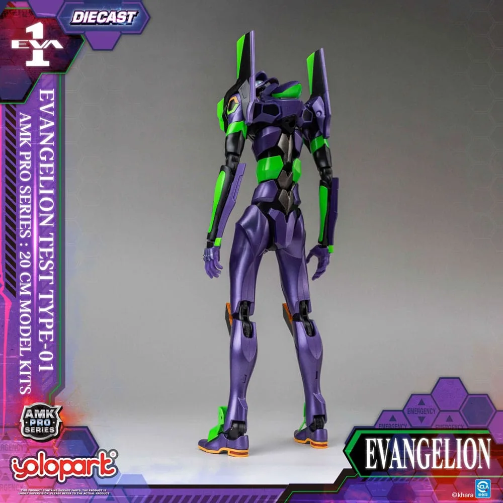 Neon Genesis Evangelion AMK Pro Series Plastic Model Kit Eva-01 Test Type - Image 5