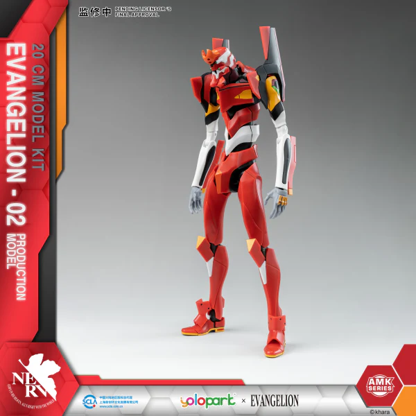 Neon Genesis Evangelion AMK Series EVA-02 Production Model Model Kit - Image 2