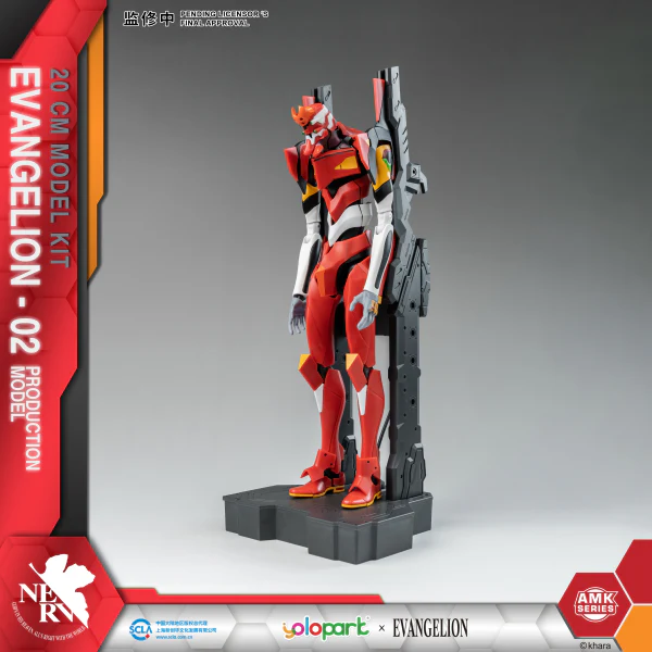 Neon Genesis Evangelion AMK Series EVA-02 Production Model Model Kit - Image 7