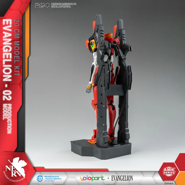 Neon Genesis Evangelion AMK Series EVA-02 Production Model Model Kit - Image 8