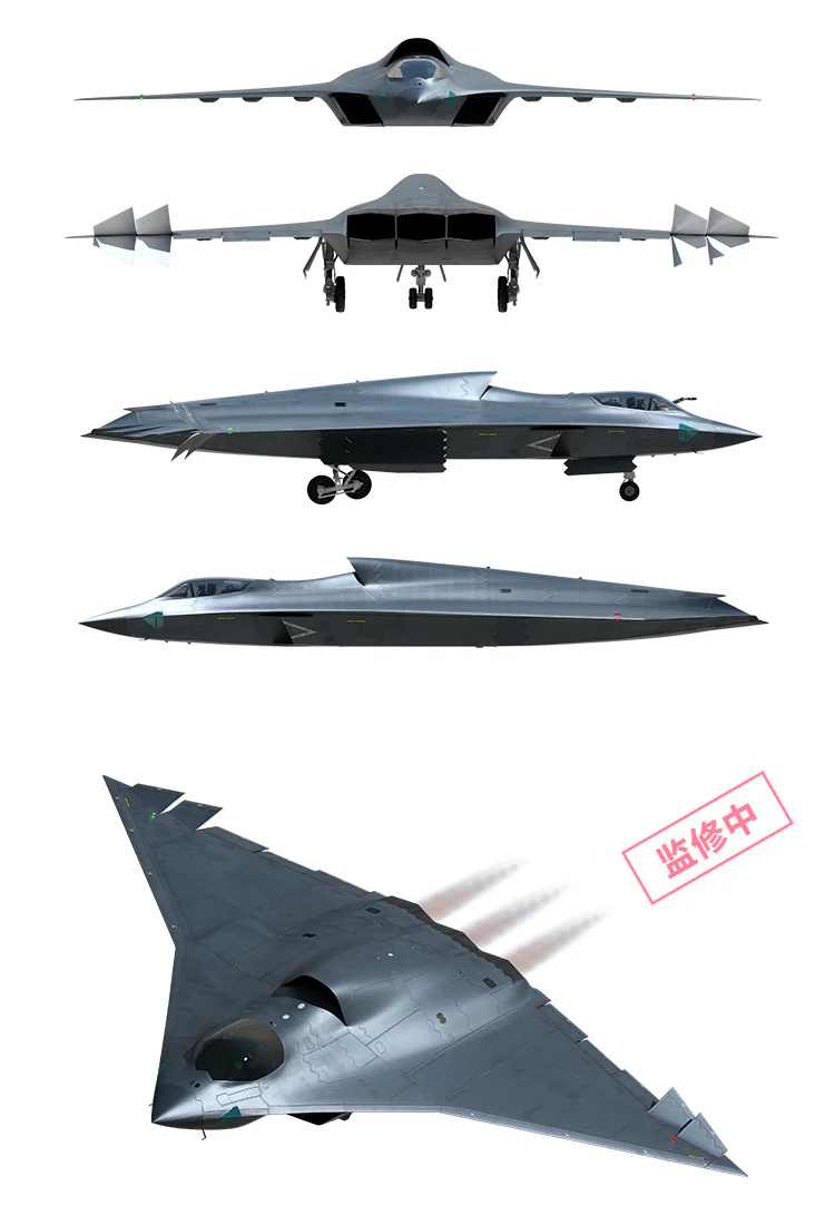 New Age Models - 01 - Chinese 6th Gen Frighter Airplane - Image 7