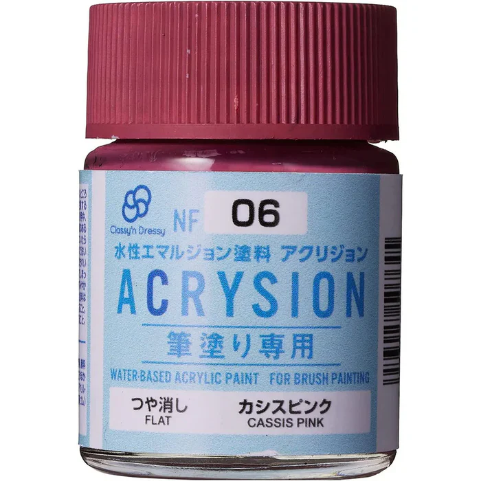 NF06 Classy'N Dressy Acrysion (Brush Painting) Cassic Pink 18ml