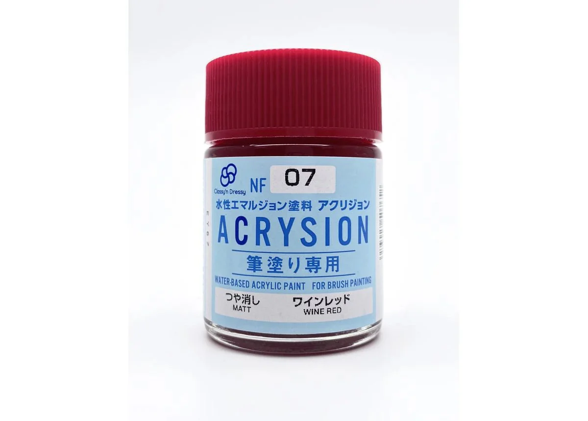 NF07 Classy'N Dressy Acrysion (Brush Painting) Wine Red 18ml