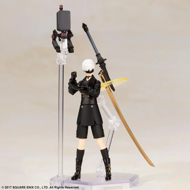 NieR Automata Flight Unit Ho229 Type-S and 9S (YoRHa No. 9 Type S) Model Kit - Image 11