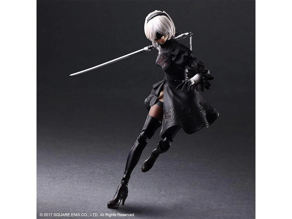 NieR Automata Play Arts Kai 2B (YoRHa No. 2 Type B) - Image 2