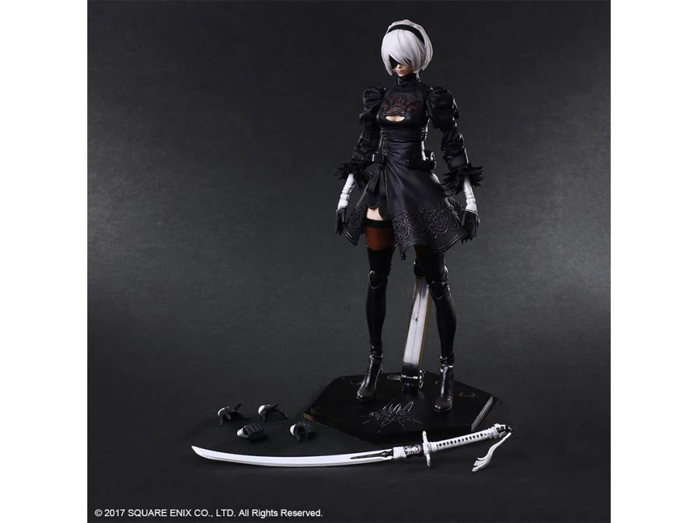 NieR Automata Play Arts Kai 2B (YoRHa No. 2 Type B) - Image 5