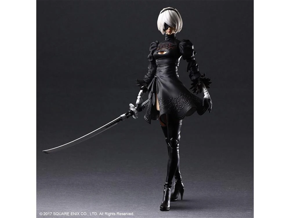 NieR Automata Play Arts Kai 2B (YoRHa No. 2 Type B) - Image 7