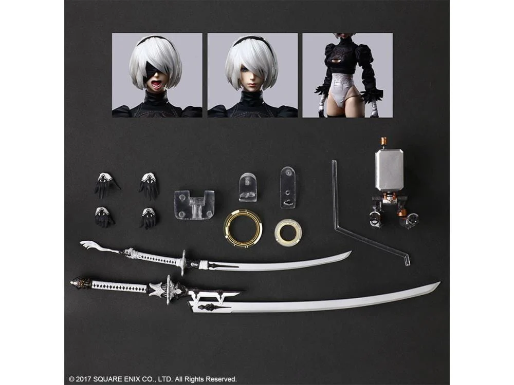 NieR Automata Play Arts Kai 2B (YoRHa No. 2 Type B) Deluxe Version - Image 12