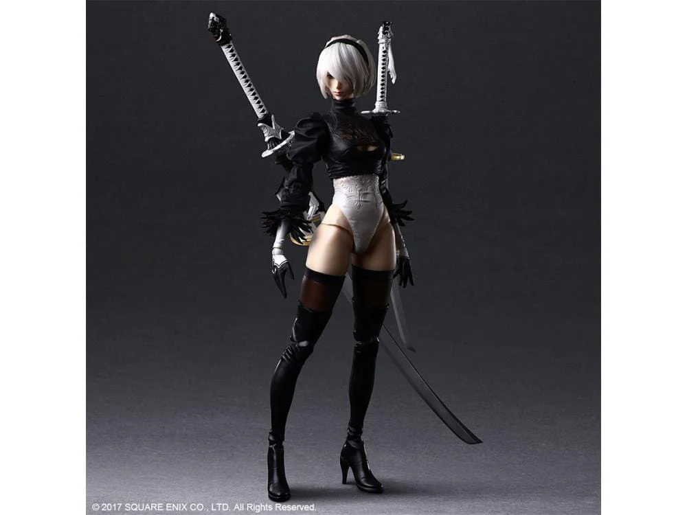 NieR Automata Play Arts Kai 2B (YoRHa No. 2 Type B) Deluxe Version - Image 2