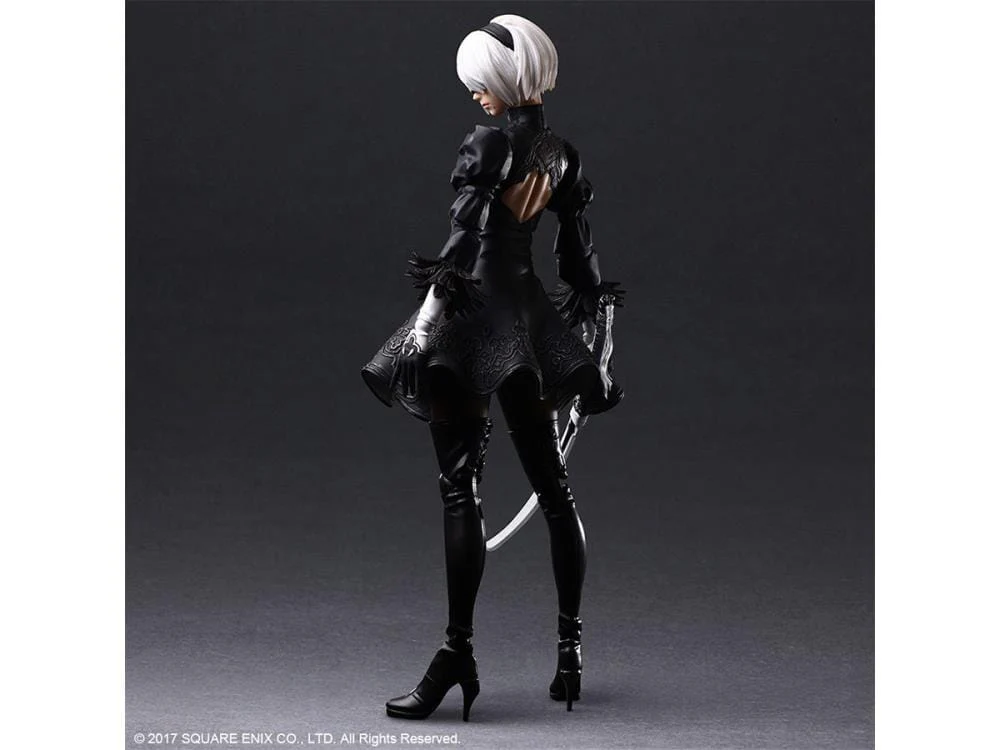NieR Automata Play Arts Kai 2B (YoRHa No. 2 Type B) Deluxe Version - Image 6
