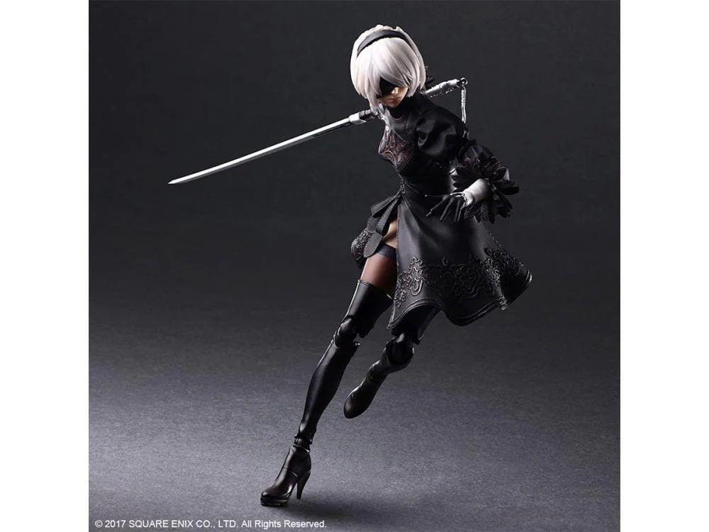 NieR Automata Play Arts Kai 2B (YoRHa No. 2 Type B) Deluxe Version - Image 8