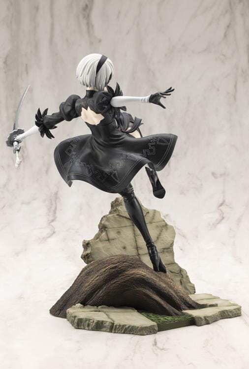 NieR Automata Ver1.1a ArtFX J 2B 1/8 Scale Figure - Image 3