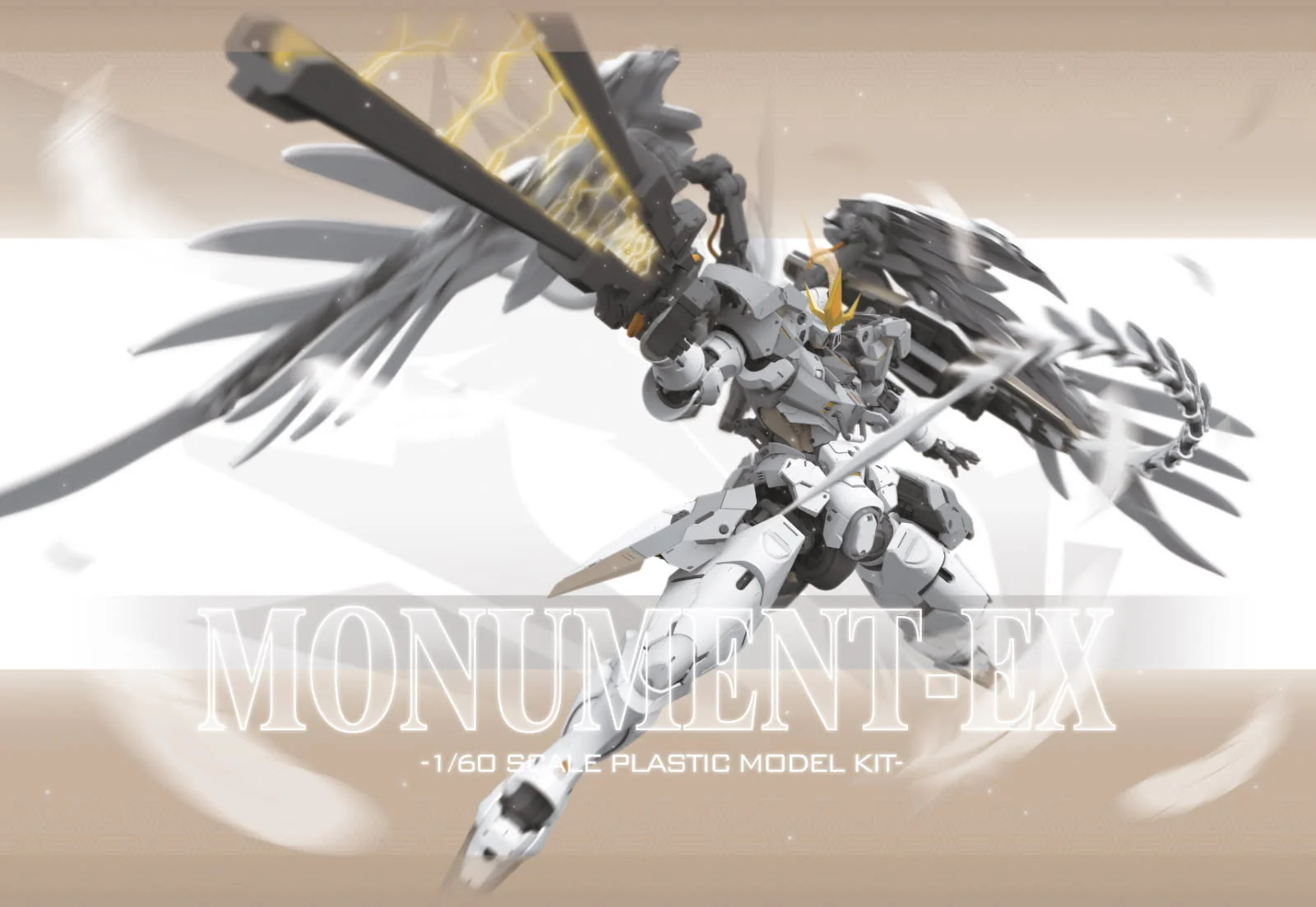 Nilson Works PG 1/60 Monument FX Flugel Scale Model Kit - Image 12