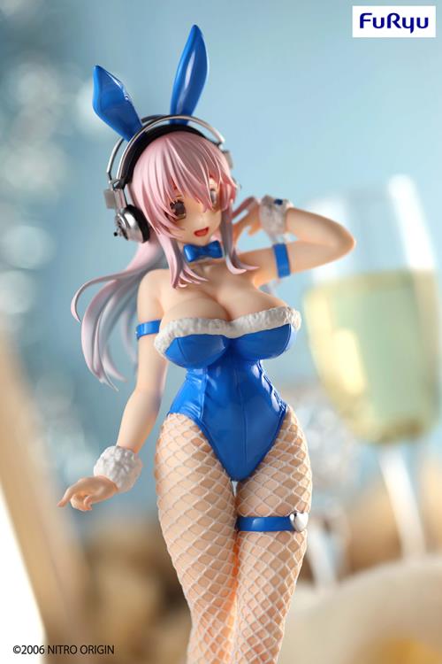 Nitroplus BiCute Bunnies Super Sonico (Blue Rabbit Ver.) Figure - Image 10