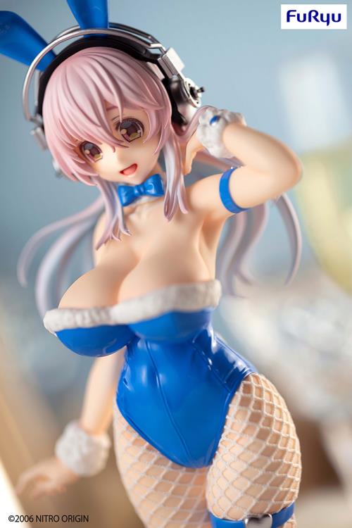 Nitroplus BiCute Bunnies Super Sonico (Blue Rabbit Ver.) Figure - Image 11