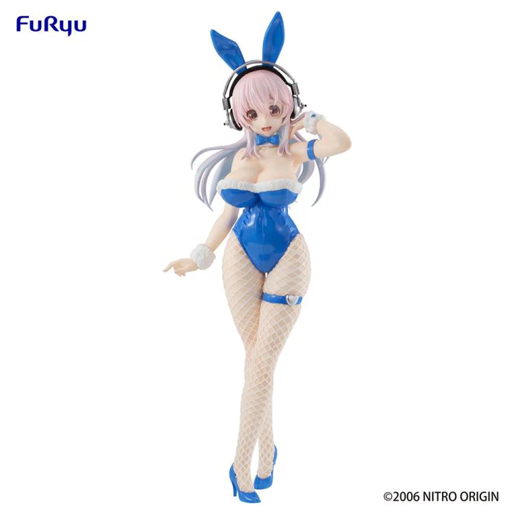 Nitroplus BiCute Bunnies Super Sonico (Blue Rabbit Ver.) Figure - Image 2